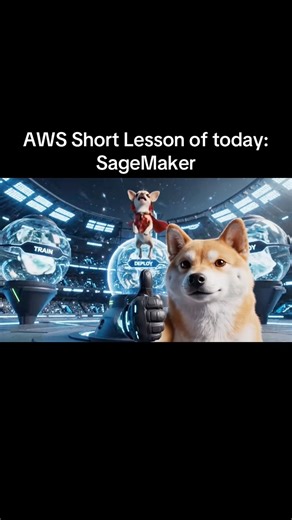 SageMaker = full ML lifecycle platform. ML models built, trained, tuned and deployed #aws #ai #cloud