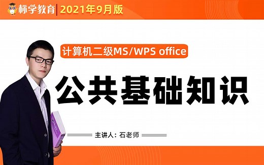 计算机二级选择题-公共基础知识讲解-Ms office WPS office均适用（栈和队列树与二叉树软件工程基础数据库视频教程）