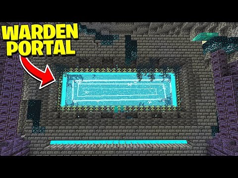 We Opened The WARDEN PORTAL in Minecraft... (Warden Dimension)