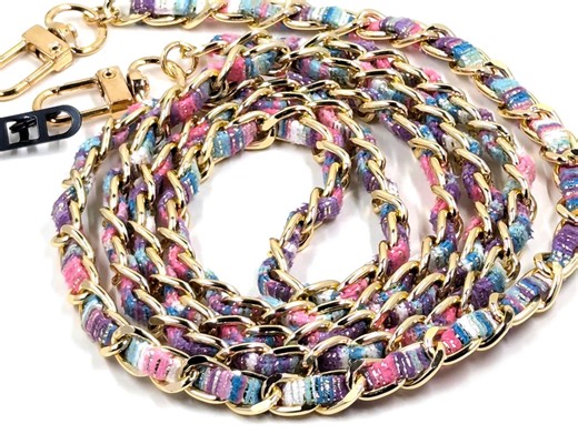 Phone or Purse 50" Lanyard Beautiful Array of Multi Colors on Gold Chain Women's Jewelry Accessory Large Clasps Sale Gift Teacher Student - Etsy