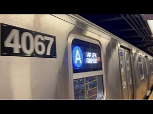 NYC Subway R211 A Simulated Stop Testing @ 42nd St - Port Authority