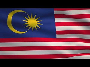 Malaysia Waving Flag Animation | 8k Ultra HD | Flags of the World