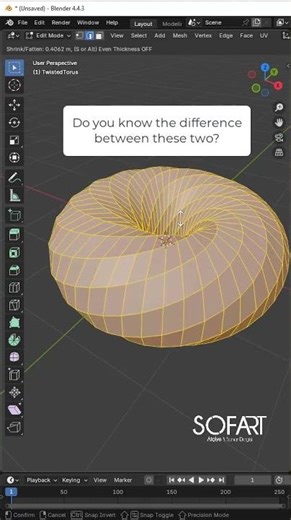 Blender Scale Along Normals