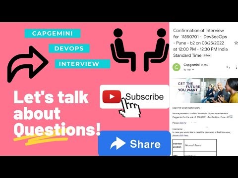 Capgemini DevOps interview questions | Capgemini Interview | DevOps Engineer