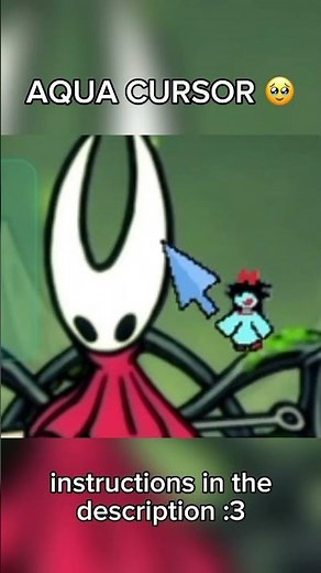 custom aqua cursors! #deltarune #silksong #art #pixelart #fyp #shorts #viral
