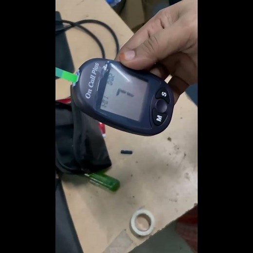 On Call Plus glucometer #blood glucose level measurement