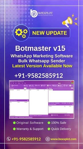 📢 New Update Out Now! Botmaster v15 WhatsApp Marketing Tool | Bulk Whatsapp Sender