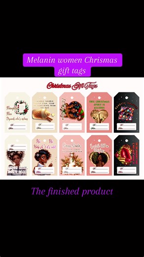 They’re FINALLY finished — and baby, these Christmas gift tags are EVERYTHING! My Christmas African American women printable & digital gift tags are officially DONE — and I’m obsessed with how they turned out! 🥹 Full of: ✨ Melanin ✨ Representation ✨ Holiday joy ✨ Beautiful hairstyles ✨ Festive outfits ✨ Bright, bold colors These tags will instantly level up your holiday wrapping and make every gift feel a little more personal and a whole lot more magical. 🎁❤️ Perfect for: 🎄 Gifts 🎁 Classroom