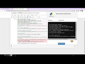 Selenium Auto Code Generator -Python Chrome Extension