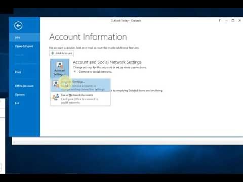 How to set up company email account in Outlook 2013 and Outlook 2016