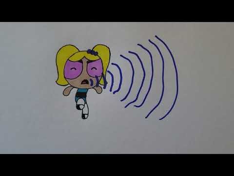 PPG Drawings: Bubbles' super sonic scream!
