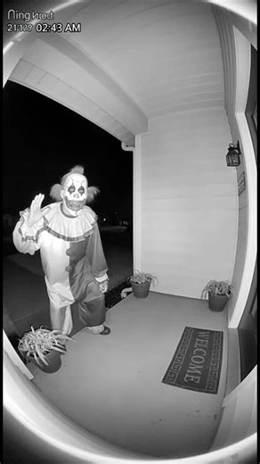 Creepy clown caught on camera!! #horror #horrorshorts #creepy #scary #paranormal