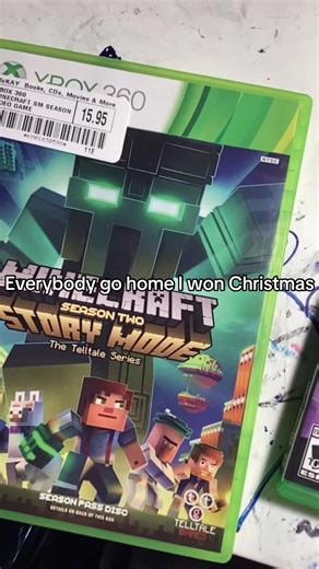 I GOT MCSM OMFGGGGG yeah I cried when I opened that what about it #christmas #haul #mcsm #telltalegames #ballknowledge