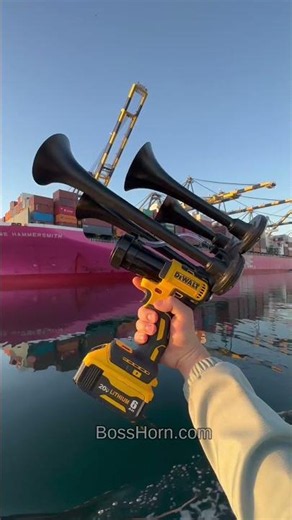 Boss Train Horn for Milwaukee® Battery - 150DB Stadium Sound