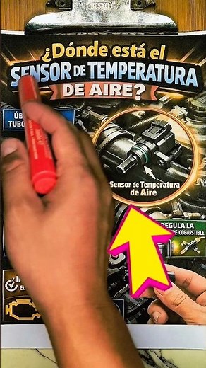 Where is the temperature sensor located? 😱😱😎👍 #mechanic #mechanics #sensor #ect #workshop