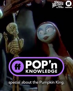 What's this? A very special POP'n Knowledge edition of The Nightmare Before Christmas, airing TODAY at 5pm/4c on Freeform. We’ll share fun trivia about the movie. | 31 Nights of Halloween