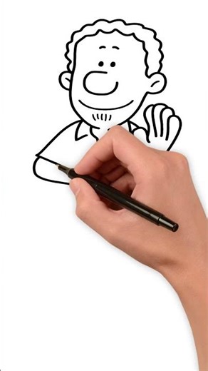 1️⃣ How to Draw Cartoon Boy Step by Step | Easy Boy Drawing for Kids | KidsTube