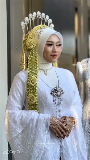 Heavenly Bride in White 🌸🤍 #shortvideo