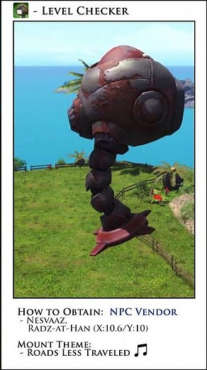 FFXIV Mounts: Level Checker