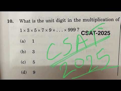 CSAT PYQ Daily Pratice | #csat #csatmaths #upscaspirants #upsc #upscmotvation #ias