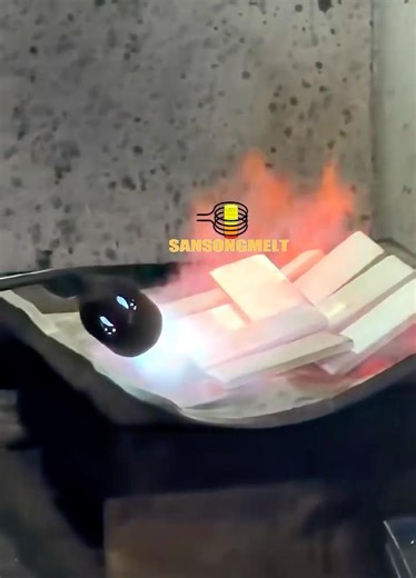 SanSongMelt- Mint Bars Coins Machine Logo Stamping Machine