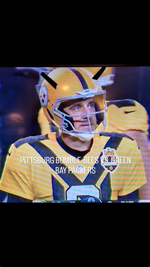 SUNDAY NIGHT FOOTBALL ...PITTSBURG BUMBLE BEES VS GREEN BAY PACKERS....SORRY,FOOTBALL FANS, I can't get with the Steelers Safety Yellow/BUMBLE BEE/CROSSING GUARD/BUCK ROGERS inspired UNIES. 😎 #footballtime #football #footballislife #footballnews #nfl #nflmemes #nflfootball #sportscenter #sports #sportsbetting #abcsports #firsttake | Bob Kobb