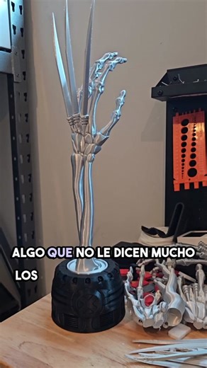 Impresion 3D mano de Wolverine @hex3d_official @bambulab_official #impresion3d #wolverine