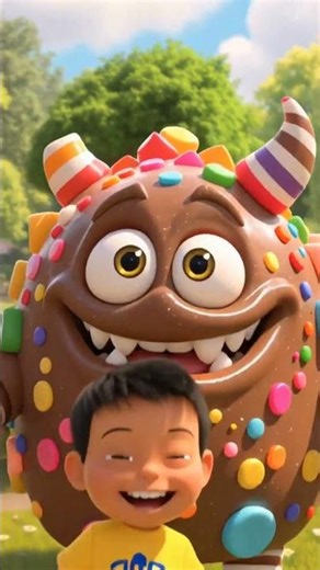 Kido vs Candy😱 Monster!🍬 Candy Kisne Churai? 😱😲 #cartoon #animation #ai #shorts