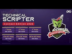 Technical Scripter 2026 | How to Join & Win with GeeksforGeeks