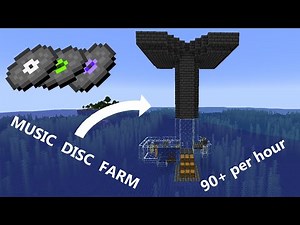 Automatic music disc farm tutorial | Minecraft 1.18