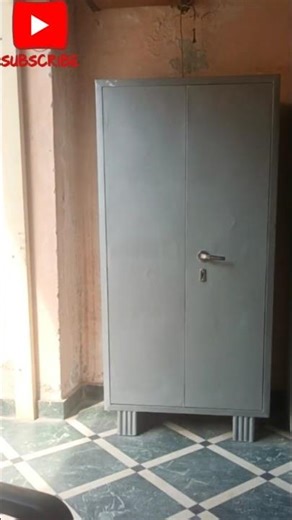 Metal Grey Almari Design & Price | Stylish Steel Wardrobe 2025 #shorts #woodworking #furniture
