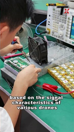 The drone jamming module accurately locks the frequency band to protect regional security #drone