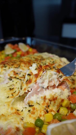 1.4M views · 18K reactions | Cheesy baked salmon! | Kath and Gene | Facebook