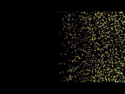 Gold Confetti Explosion Animation on a transparent background 3D Gold Confetti Animation
