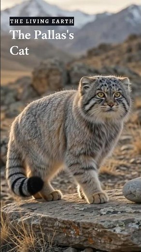 The Cat That's Been Here for 10 Million Years - The Pallas Cat #livingearth #naturedocumentary