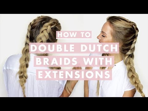 How to do Double Dutch Braids with Hair Extensions
