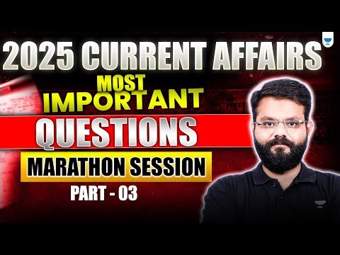 2025 Current Affairs Most Important Questions - 3 | SSC JE, RRB JE, OSSC JE | Amit Vijay