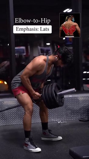 T-Bar Rows: Know The Difference ⚠️ . When performing T-Bar Rows, there are total of 3 variations you can perform. As shown in this video, we will cover 2 of them. When performing standard T-Bar variation, as the elbows get closer to the body, this will emphasize the lats. However, when performing it the second variation this will emphasize your Upper Back based on the line of pull relative to your body. Hope that helps. Keep crushing it saiyans 🔥 . #rows #back #backworkout #vtaper #lats | Hazzy