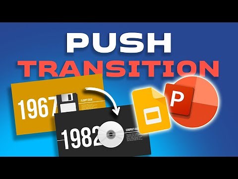 Engaging TIMELINES in POWERPOINT and GOOGLE SLIDES using the PUSH transition!!