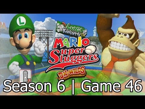 Mario Super Sluggers | Season 6 Game 46 - Luigi vs DK @ Mario Stadium Day