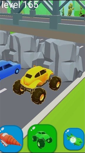 Shape-Shifting Fun Race Game Level 165 #Shorts #game #gaming #gameplay