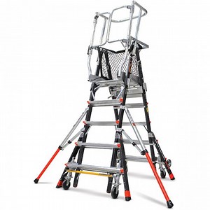 Adjustable Safety Cage [Foldable] | Platform & Ladders