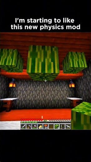 Minecraft New Physics Mod 😱 | #minecraft #shorts