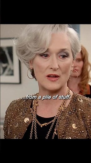 The Devil Wears Prada (2006) | Miranda’s Iconic Blue Sweater Speech 💙👠