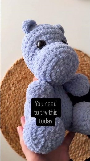 Free Hippo Crochet Pattern