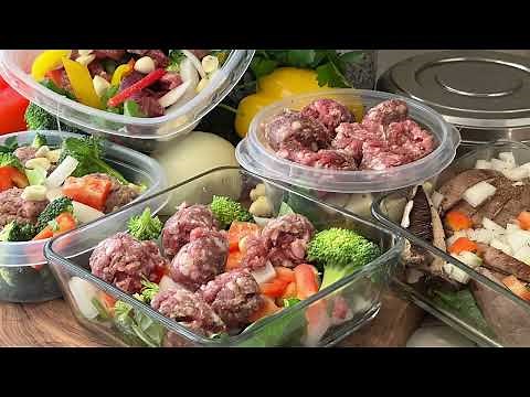 Dinner Prepped and Labeled - Make your week easier on The Wahls Protocol®