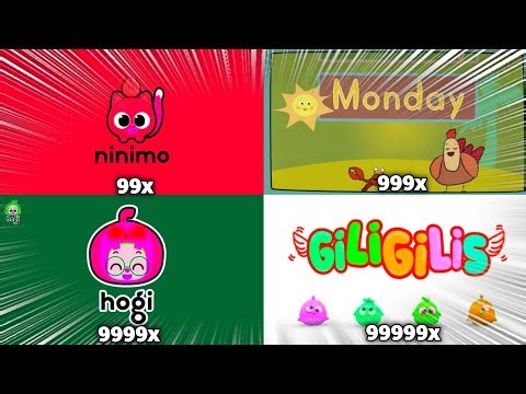 Random Videos Intro Logo Blasted to 999999x Speed Klasky Csupo Effects!