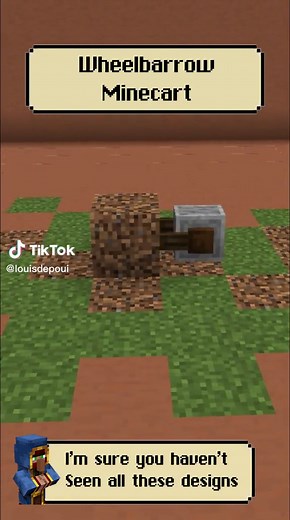 Creativas Diseños de Carretillas en Minecraft