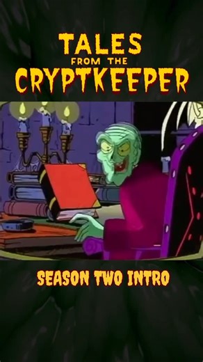 Mighty Space Robot on Instagram: "Tales from the Cryptkeeper is an animated horror series that premiered on ABC on September 18, 1993 and was made by popular Canadian animation studio Nelvana. It was a kid-friendly spin-off of the significantly more mature live-action horror anthology Tales from the Crypt, which itself was an adaptation of the EC Comic series of the same name. Both series featured actor John Kassir as the voice of the Cryptkeeper. The animated series follows the same format as t