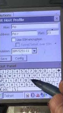 How to change Motorola RF scanner TelnetCE session from IP adress to FQDN address.